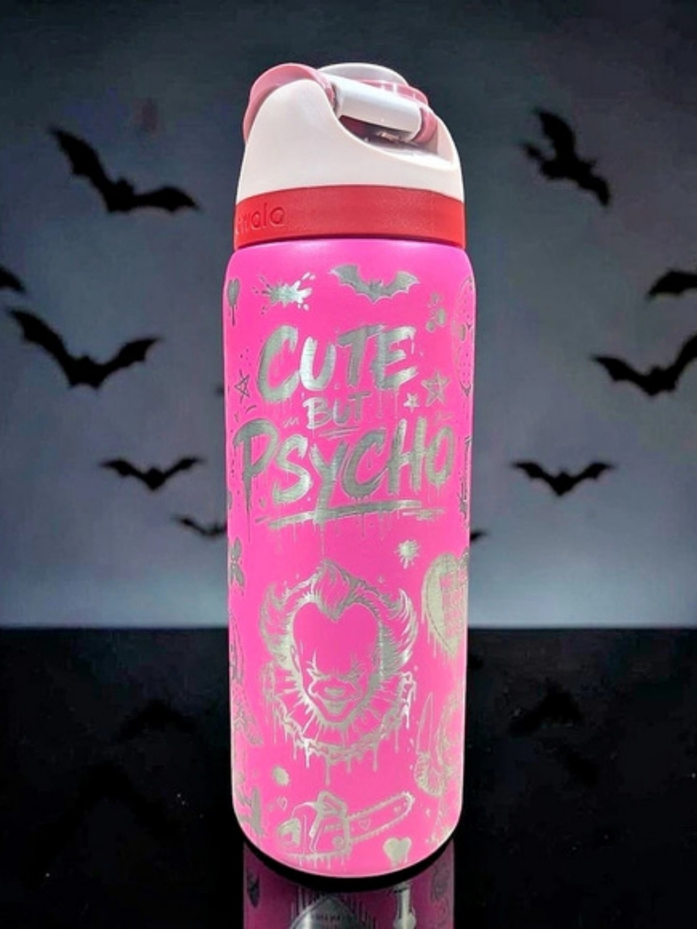 Halloween Inspired 32oz Custom Engraved Owala